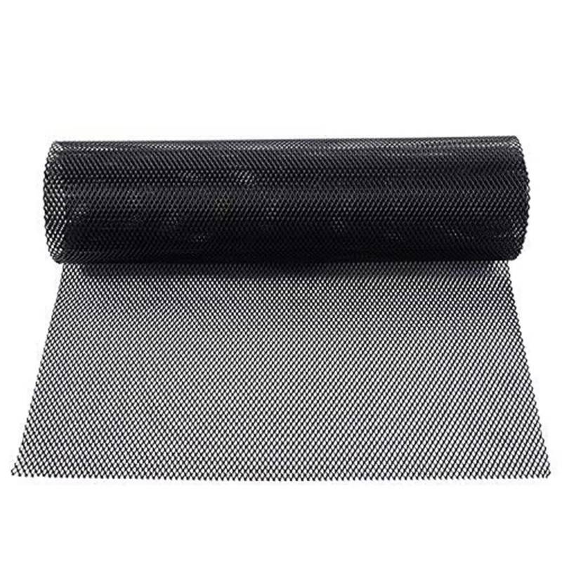 Grill Front 100 * 33 cm Auto Allgemeine Aluminium Legierung Kühlergrill Automotive Schutzhülle Verformbare Medium Trim Mesh Auto Mesh Front Stoßstange Grille Kühlergrill(4x8mm Rhombus) von SIFUSM