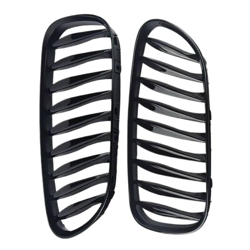 Grill Front Auto-Frontnierengrill, Glänzend Schwarz, Racing-Grills 51117117757 Für Z4 E85 E86 2-Türer 2003 2004 2005 2006 2007 2008 Kühlergrill(Gloss Black) von SIFUSM