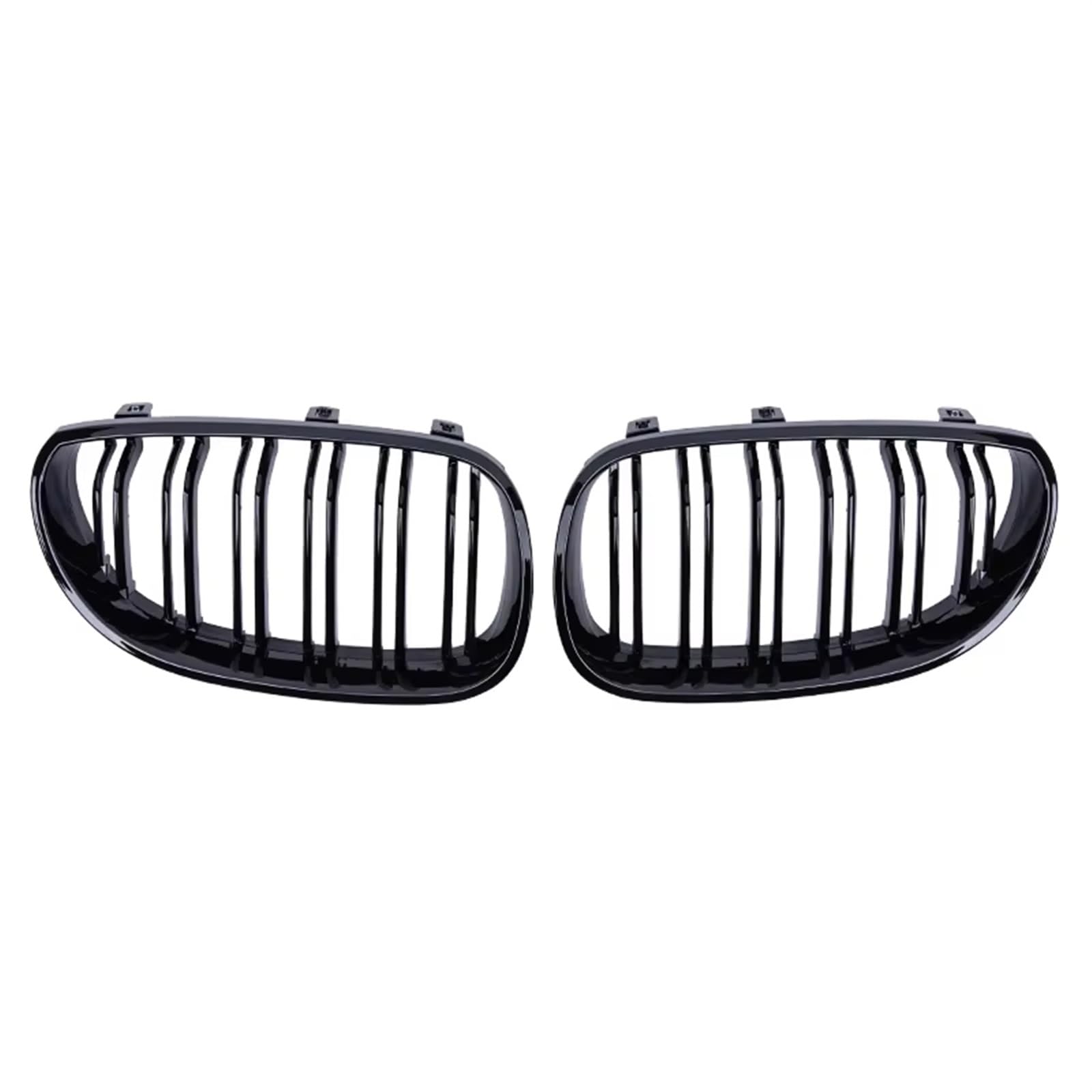 Grill Front Auto-Frontstoßstangengrill, Nieren-Racing-Grill, Für E60 E61 5er-Serie 2003 2004 2005 2006 2007 2008 2009, Glänzend Schwarz, Auto-Doppellamellengitter Kühlergrill Grill Front Auto-Frontstoßstangengrill, Nieren-Racing-Grill, Für E60 E61 5er-Serie 2003 2004 2005 2006 2007 2008 2009, Glänzend Schwarz, Auto-Doppellamellengitter Kühlergrill von SIFUSM
