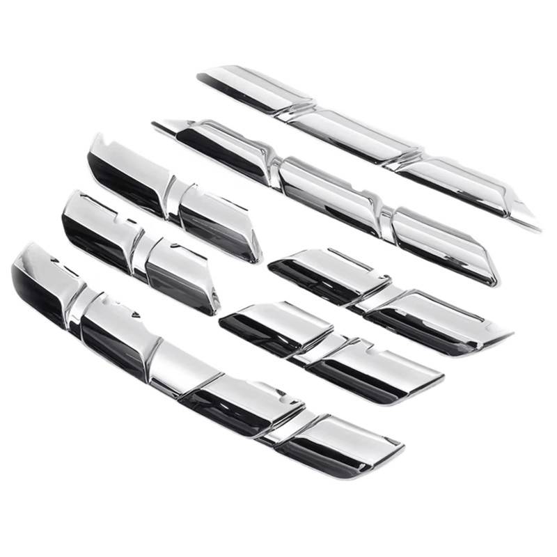 Grill Front Auto-Kühlergrill-Abdeckung Zierleiste Chrom-ABS-Schutzaufkleber Für Kadjar 2015 2016 2017 Kühlergrill von SIFUSM