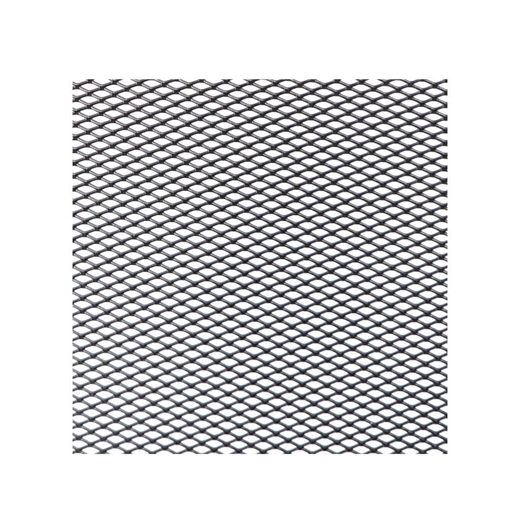 Grill Front Auto Stoßstange Grille100x33cm Aluminium Legierung Rhombischen Grill Mesh Blatt Auto Gitter Belüftung Grille Für Autoscooter Zubehör Kühlergrill(Black Diamond 3x6mm) von SIFUSM