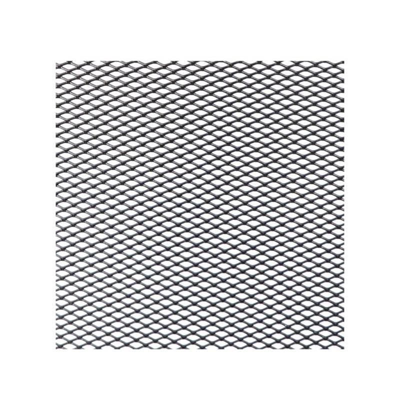Grill Front Auto Stoßstange Grille100x33cm Aluminium Legierung Rhombischen Grill Mesh Blatt Auto Gitter Belüftung Grille Für Autoscooter Zubehör Kühlergrill(Black Diamond 3x6mm) von SIFUSM
