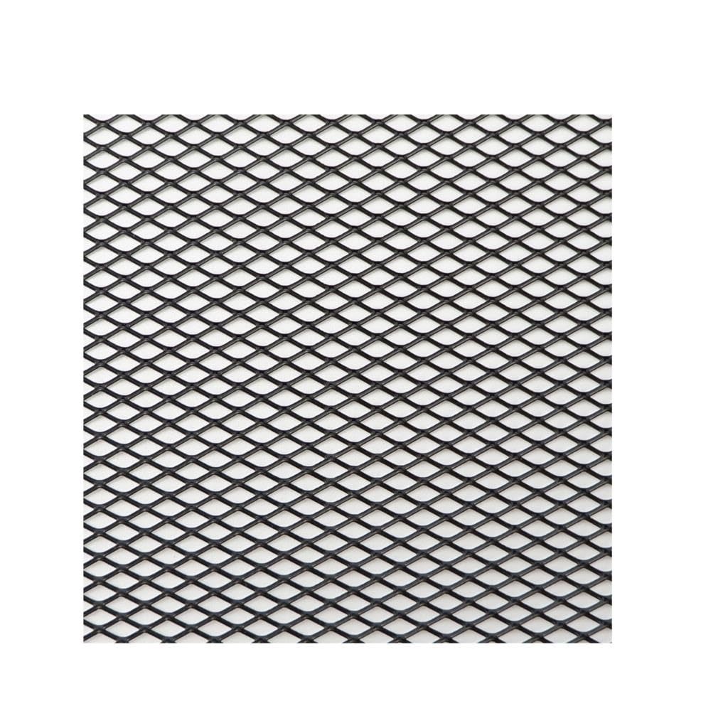Grill Front Auto Stoßstange Grille100x33cm Aluminium Legierung Rhombischen Grill Mesh Blatt Auto Gitter Belüftung Grille Für Autoscooter Zubehör Kühlergrill(Black Diamond 4x8mm) von SIFUSM