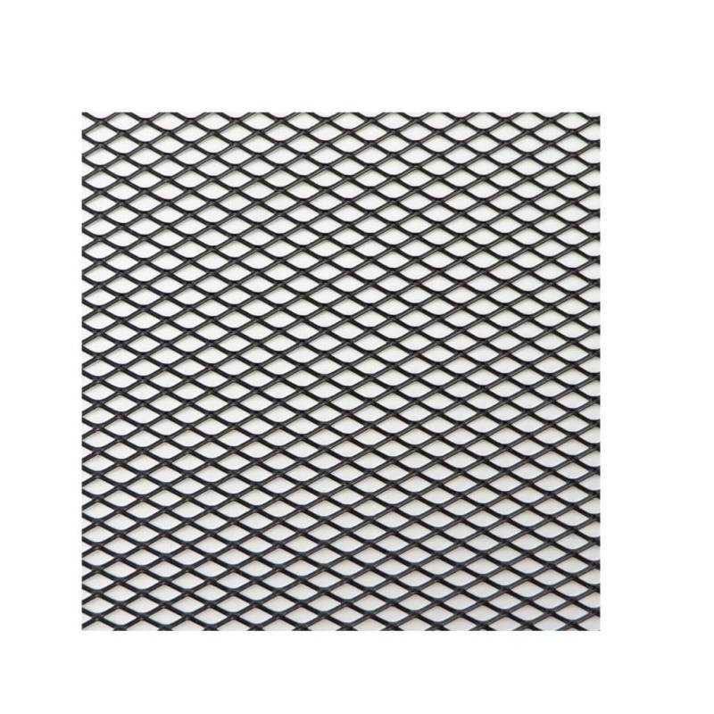 Grill Front Auto Stoßstange Grille100x33cm Aluminium Legierung Rhombischen Grill Mesh Blatt Auto Gitter Belüftung Grille Für Autoscooter Zubehör Kühlergrill(Black Diamond 4x8mm) von SIFUSM