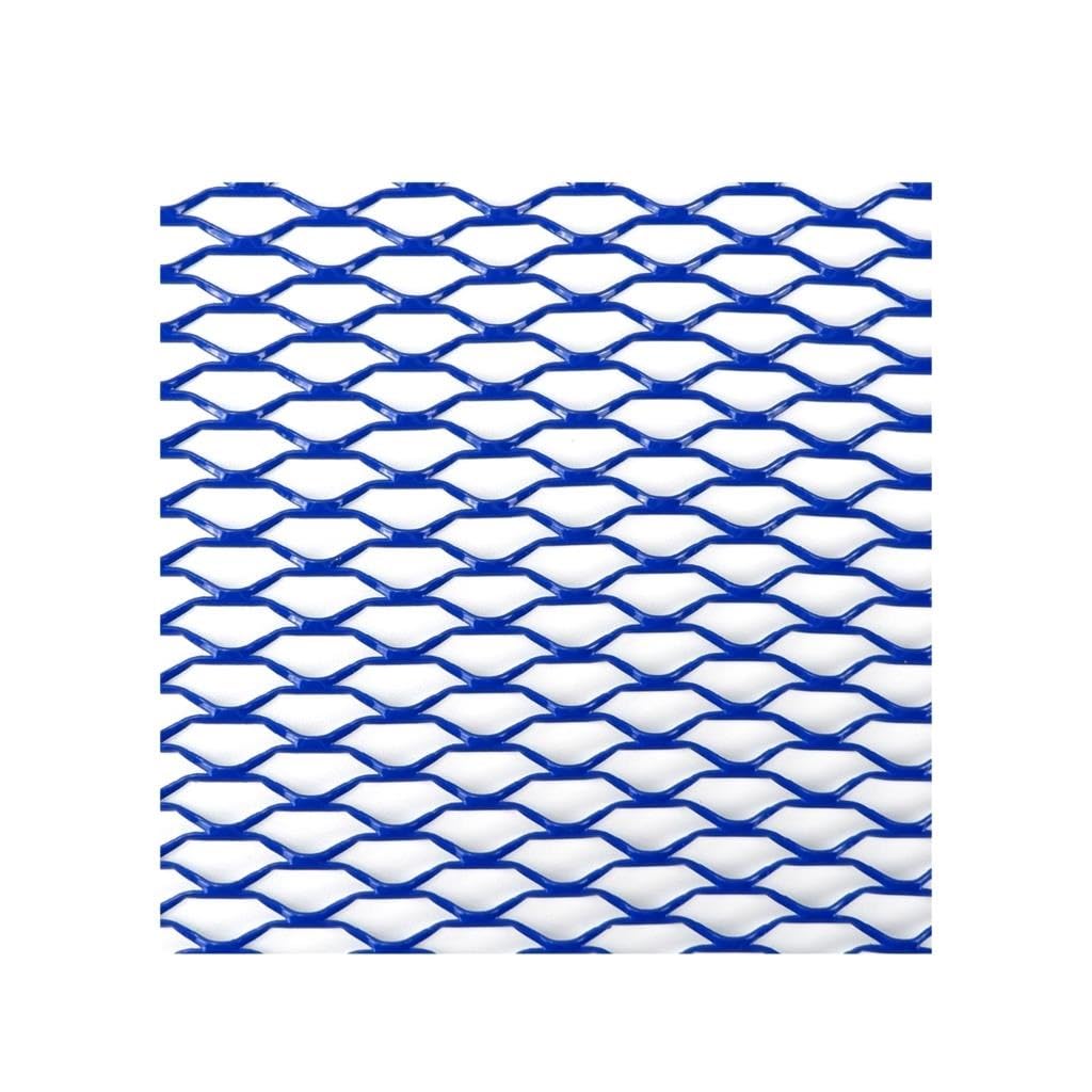 Grill Front Auto Stoßstange Grille100x33cm Aluminium Legierung Rhombischen Grill Mesh Blatt Auto Gitter Belüftung Grille Für Autoscooter Zubehör Kühlergrill(Blue Seagull 8x25mm) von SIFUSM