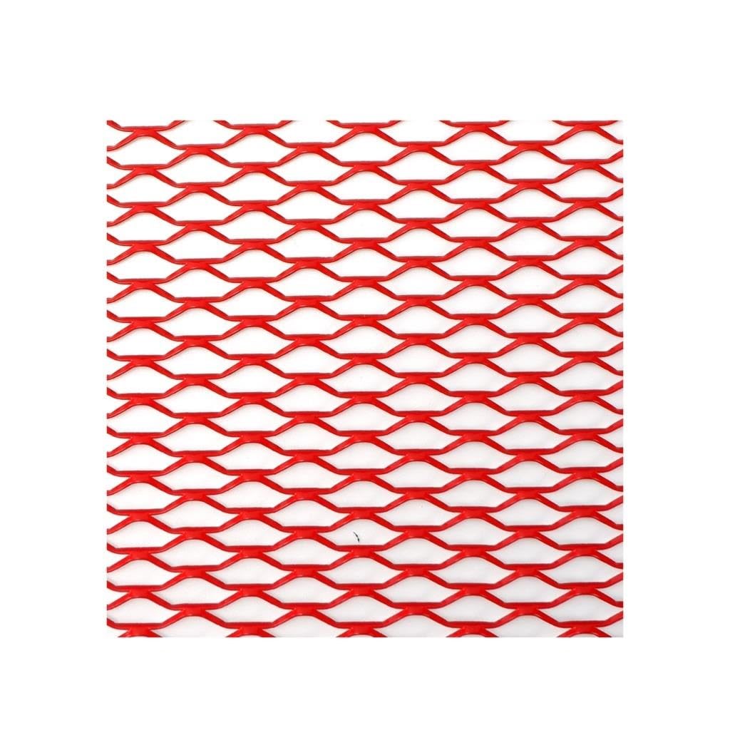 Grill Front Auto Stoßstange Grille100x33cm Aluminium Legierung Rhombischen Grill Mesh Blatt Auto Gitter Belüftung Grille Für Autoscooter Zubehör Kühlergrill(Red Seagull 8x25mm) von SIFUSM