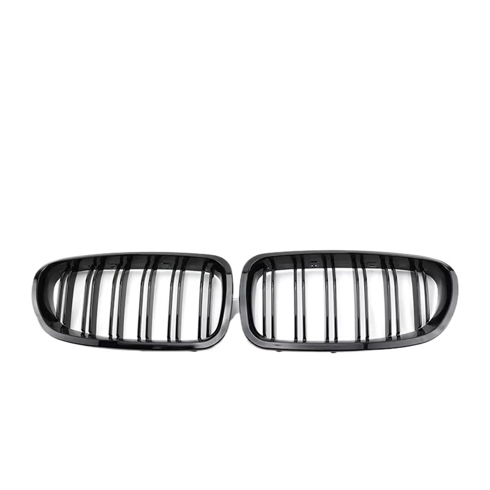Grill Front Diamant-Stil Auto-Frontgrill Für 5er F10 Grill F11 F18 2010 2011 2012 2013 2014 2015 2016 2017, Glänzend Schwarz, Renngrill, Autozubehör Kühlergrill(Dual Gloss Black) von SIFUSM