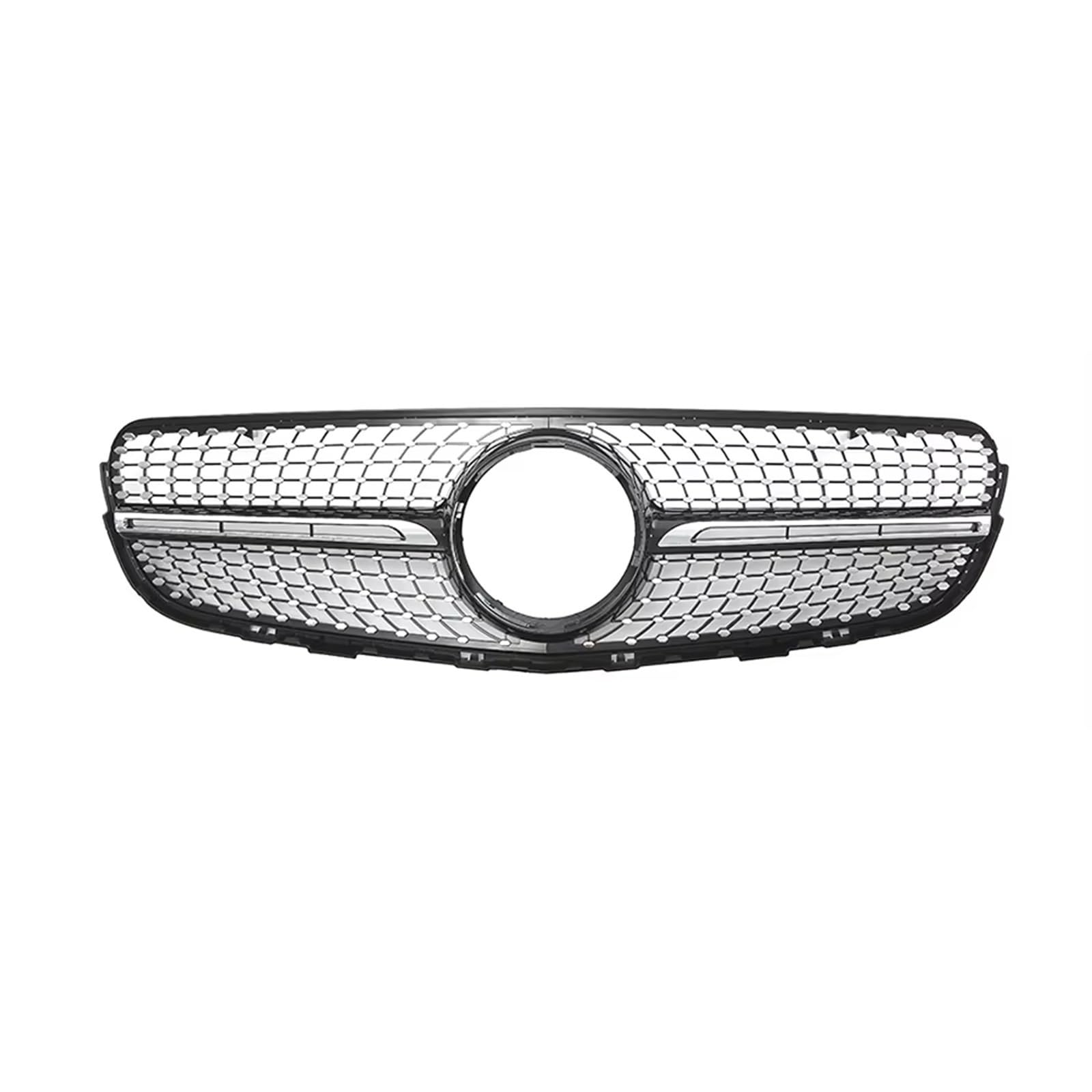 Grill Front Ersatzteil Diamanten Für GTR-Stil Vorderer Einlass Gitter Stoßstangengrill Gitter Refit Für Benz Für GLC X253 2015–2019 Tuning Kühlergrill(Diamonds-Black) von SIFUSM