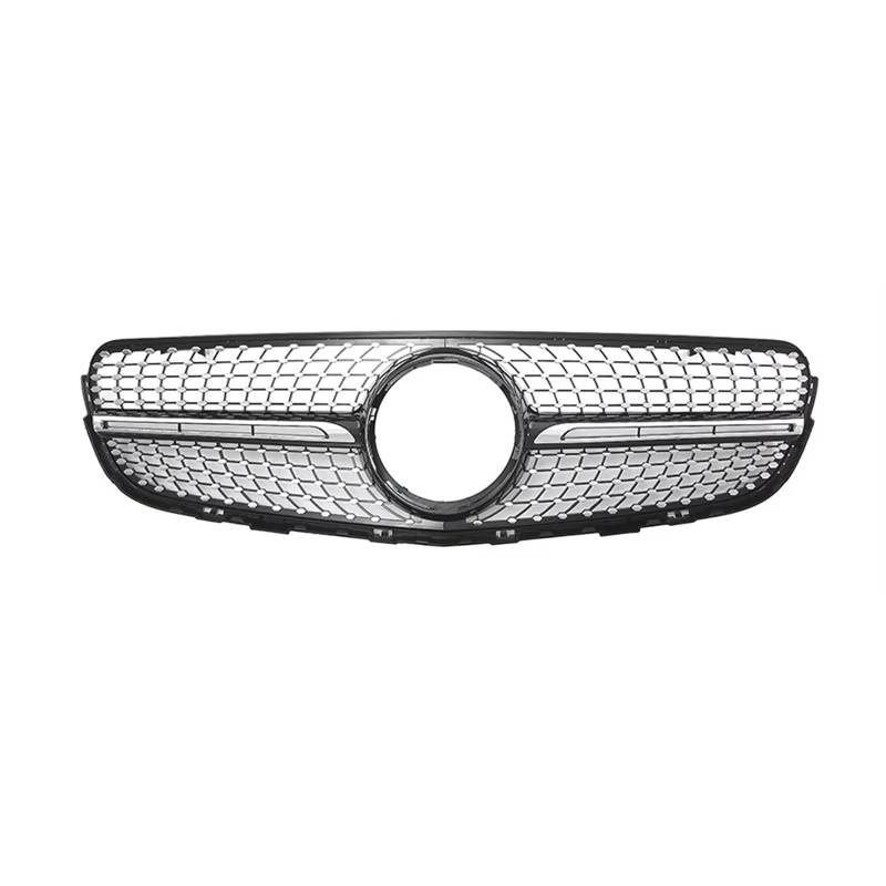 Grill Front Ersatzteil Diamanten Für GTR-Stil Vorderer Einlass Gitter Stoßstangengrill Gitter Refit Für Benz Für GLC X253 2015–2019 Tuning Kühlergrill(Diamonds-Black) von SIFUSM