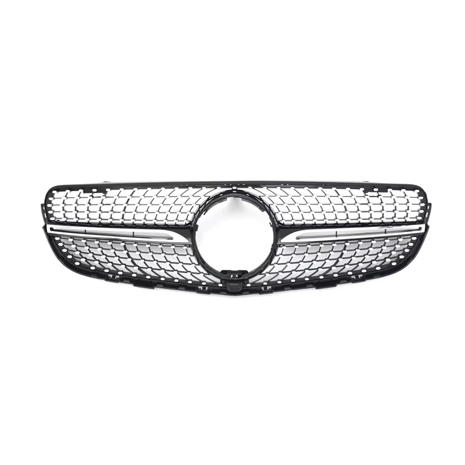Grill Front Ersatzteil Diamanten Für GTR-Stil Vorderer Einlass Gitter Stoßstangengrill Gitter Refit Für Benz Für GLC X253 2015–2019 Tuning Kühlergrill(Diamonds-Black W360) von SIFUSM