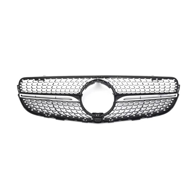 Grill Front Ersatzteil Diamanten Für GTR-Stil Vorderer Einlass Gitter Stoßstangengrill Gitter Refit Für Benz Für GLC X253 2015–2019 Tuning Kühlergrill(Diamonds-Black W360) von SIFUSM