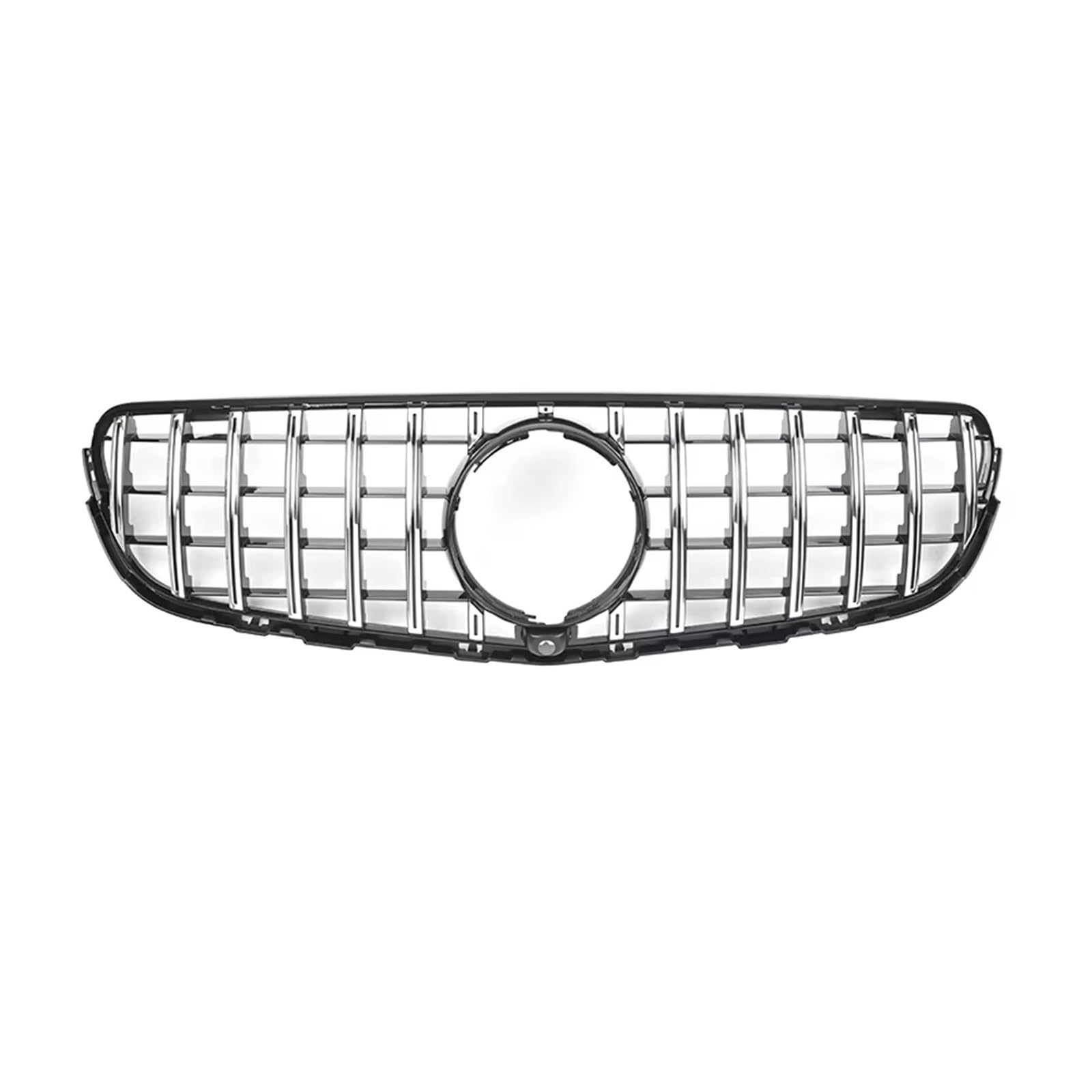 Grill Front Ersatzteil Diamanten Für GTR-Stil Vorderer Einlass Gitter Stoßstangengrill Gitter Refit Für Benz Für GLC X253 2015–2019 Tuning Kühlergrill(GT-Silver) von SIFUSM
