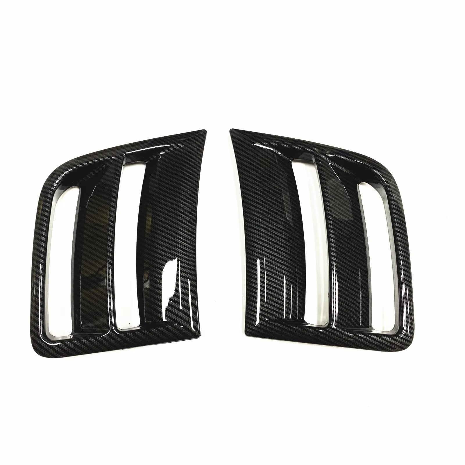 Grill Front Front Air Vent Stoßstange Abdeckung Trim Grille Rahmen Für Subaru STI Für WRX GRB Wagon 10th Für Impreza Für WRX Fließheck 5 Tür 2008-2014 Kühlergrill(Kohlefaser-Optik) von SIFUSM