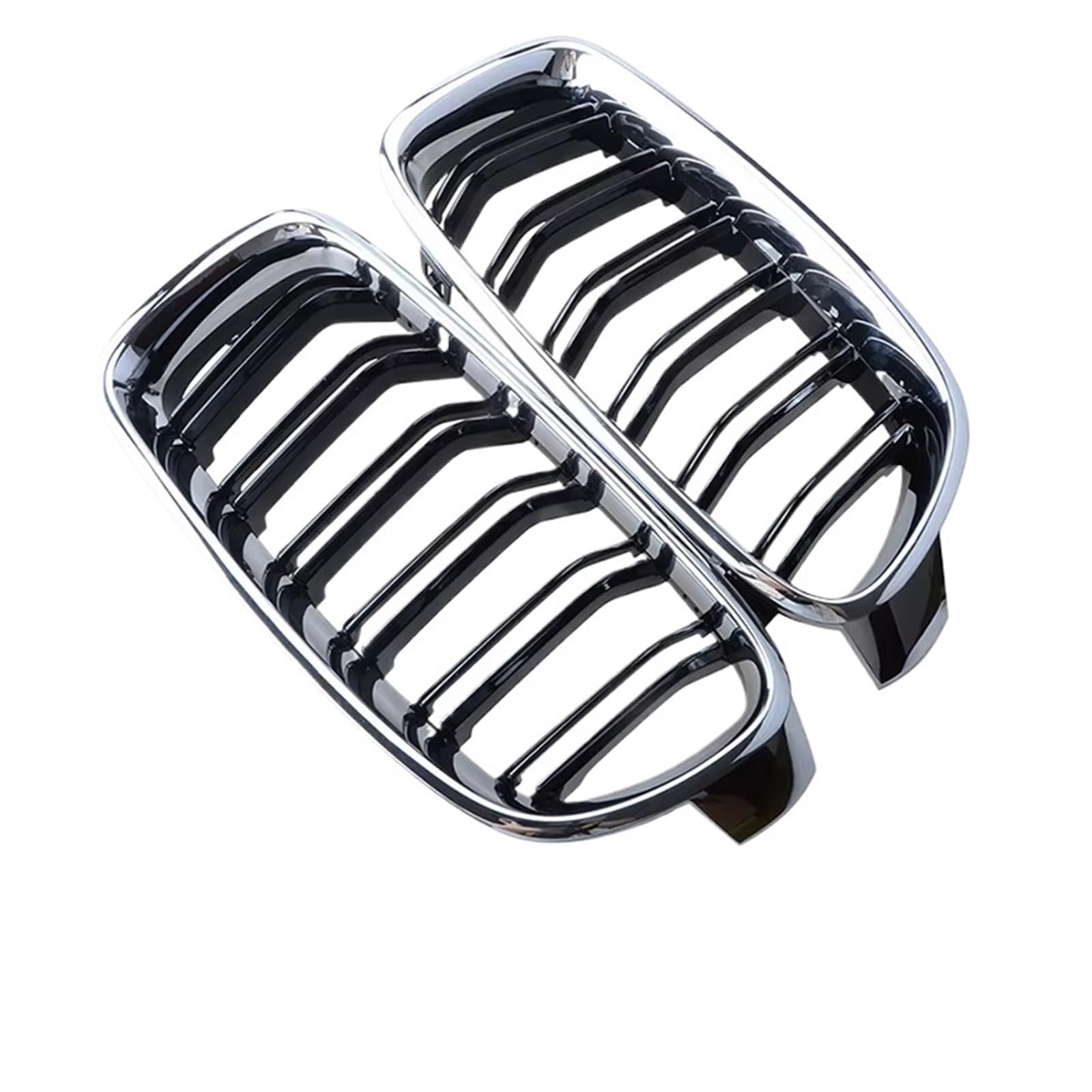 Grill Front Front Niere Grill Verchromung Racing Grille Für 3Serie F30 F31 F35 2012 2013 2014 2015 2016 2017 2018 2019 Limousine Auto Zubehör Kühlergrill(Front Kidney 4) von SIFUSM