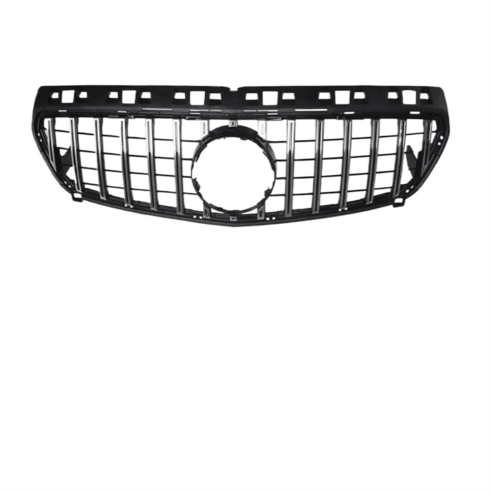 Grill Front Frontgrill Racing Grill Mesh Tuning Zubehör Für Benz A Klasse A45 W176 2013-2018 2019+ A180 A200 A260 GT Diamond Style Kühlergrill(13-15 GT Silver) von SIFUSM