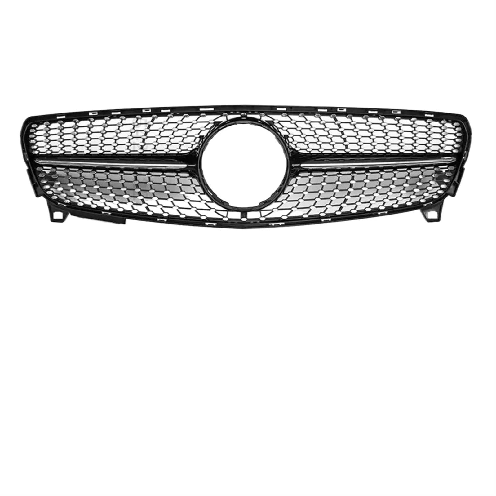Grill Front Frontgrill Racing Grill Mesh Tuning Zubehör Für Benz A Klasse A45 W176 2013-2018 2019+ A180 A200 A260 GT Diamond Style Kühlergrill(16-18 Diamond Black) von SIFUSM