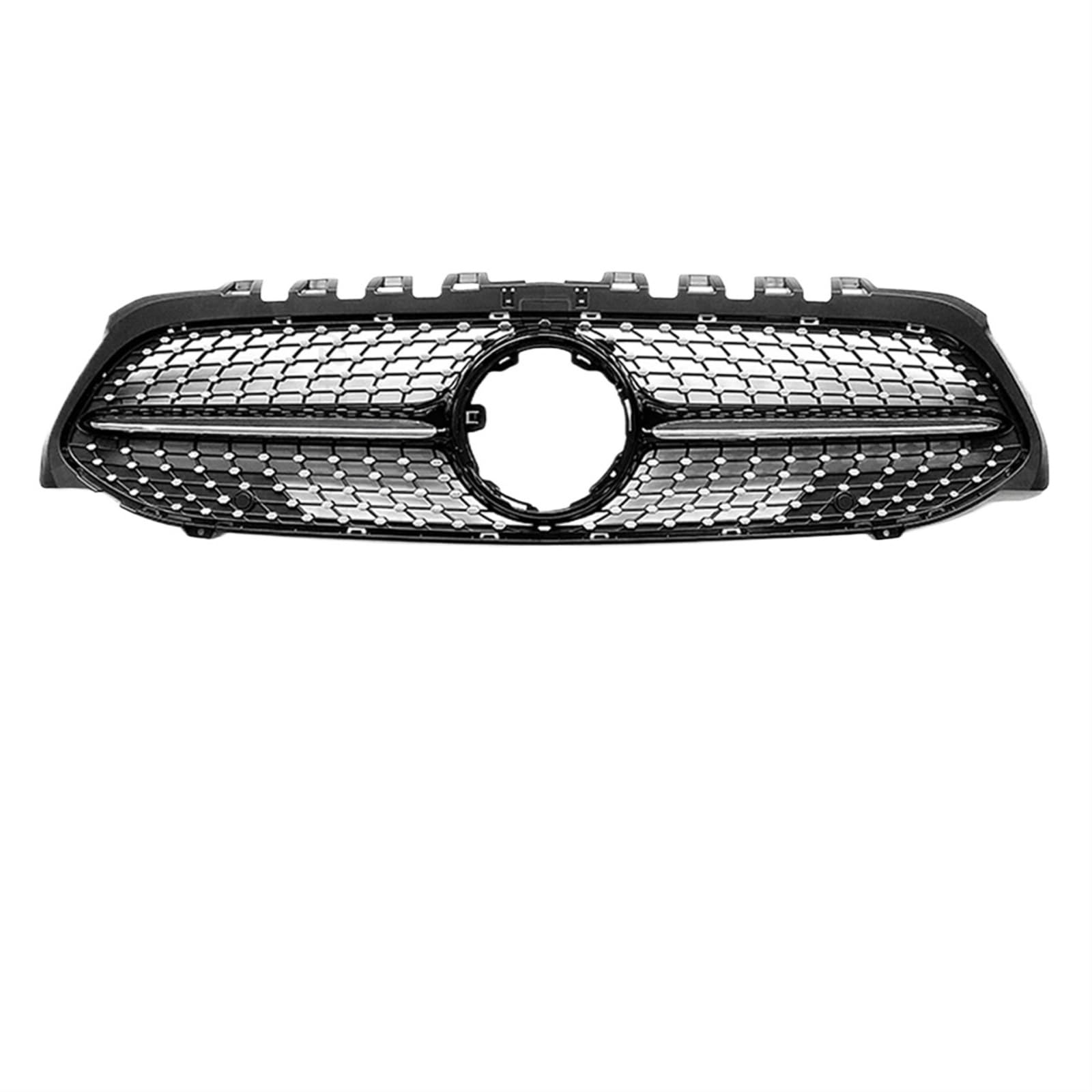 Grill Front Frontgrill Racing Grill Mesh Tuning Zubehör Für Benz A Klasse A45 W176 2013-2018 2019+ A180 A200 A260 GT Diamond Style Kühlergrill(W177 Diamond Black) von SIFUSM