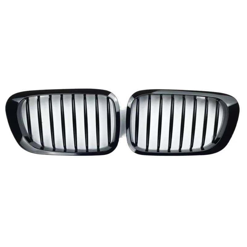 Grill Front Frontnierengrill, Glänzend Schwarz, Für 3er-Serie E46 Coupe 2-Türer 1998 1999 2000 2001, Autozubehör Kühlergrill von SIFUSM