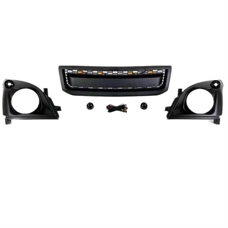 Grill Front Frontstoßstange Grill Kühlergrill Für Toyota Für Land Für Cruiser 120 Für Prado Lc120 Fj120 2700 4000 2003-2009 Refit Scheinwerfer Rahmen Kühlergrill(F) von SIFUSM