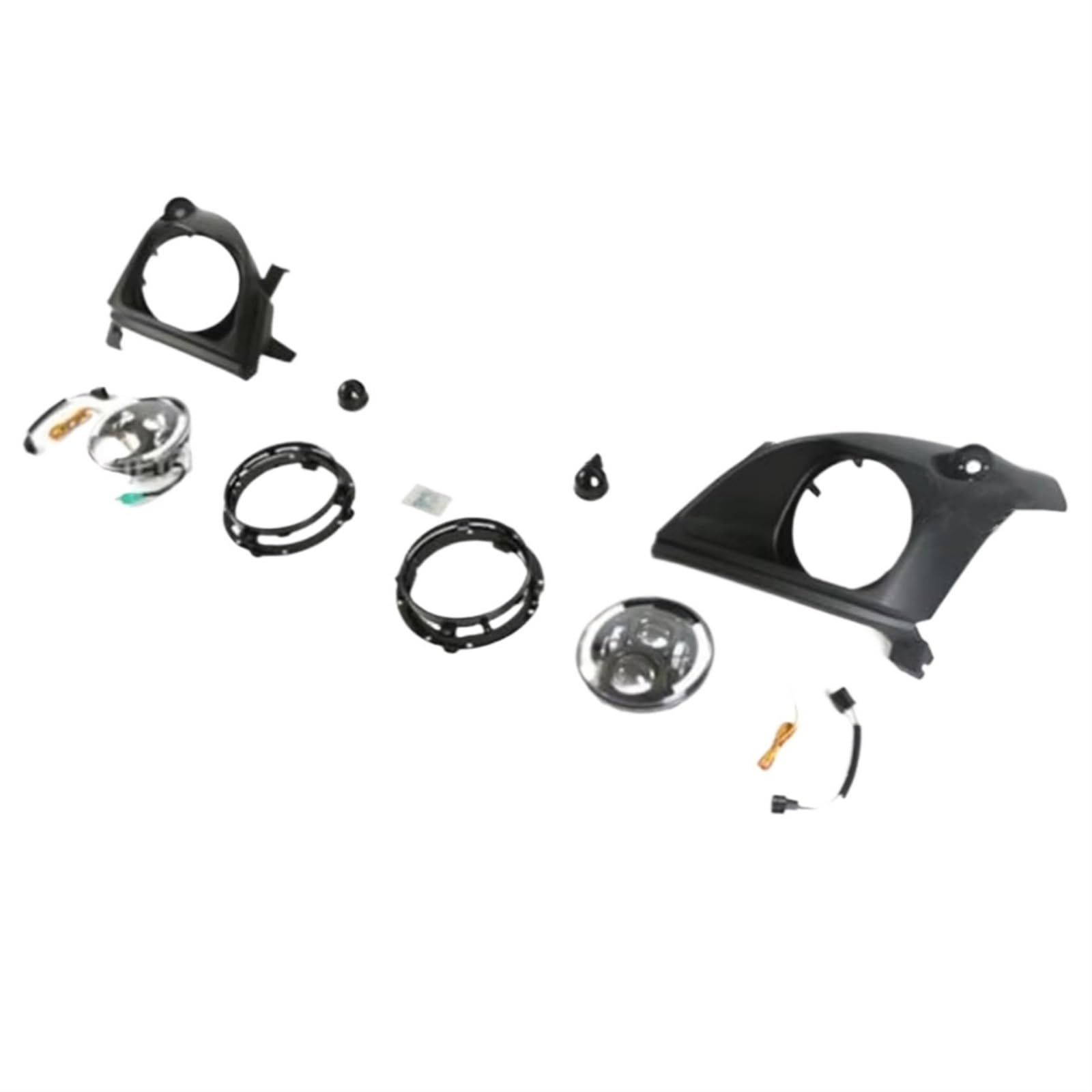 Grill Front Frontstoßstange Grill Kühlergrill Für Toyota Für Land Für Cruiser 120 Für Prado Lc120 Fj120 2700 4000 2003-2009 Refit Scheinwerfer Rahmen Kühlergrill(G) von SIFUSM