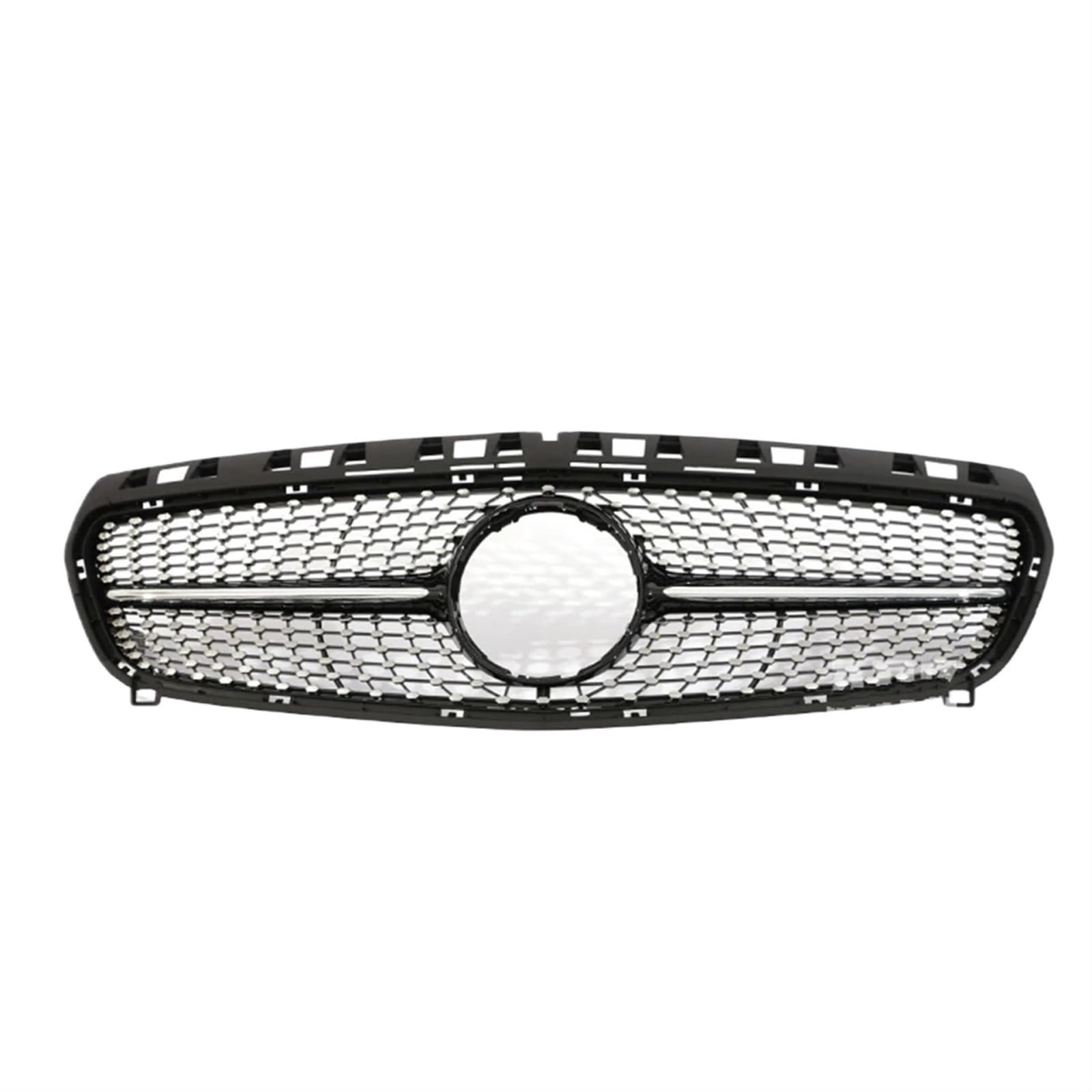 Grill Front Frontstoßstange Schwarz Silber A45 Stil Für AMG Für GT Kühlergrill Für Benz A Klasse W176 A35 A180 A200 A250 A260 2013 2014 2015 2016 2017 2018 Kühlergrill(13-15 Dia Black) von SIFUSM
