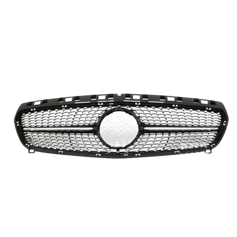 Grill Front Frontstoßstange Schwarz Silber A45 Stil Für AMG Für GT Kühlergrill Für Benz A Klasse W176 A35 A180 A200 A250 A260 2013 2014 2015 2016 2017 2018 Kühlergrill(13-15 Dia Black) von SIFUSM