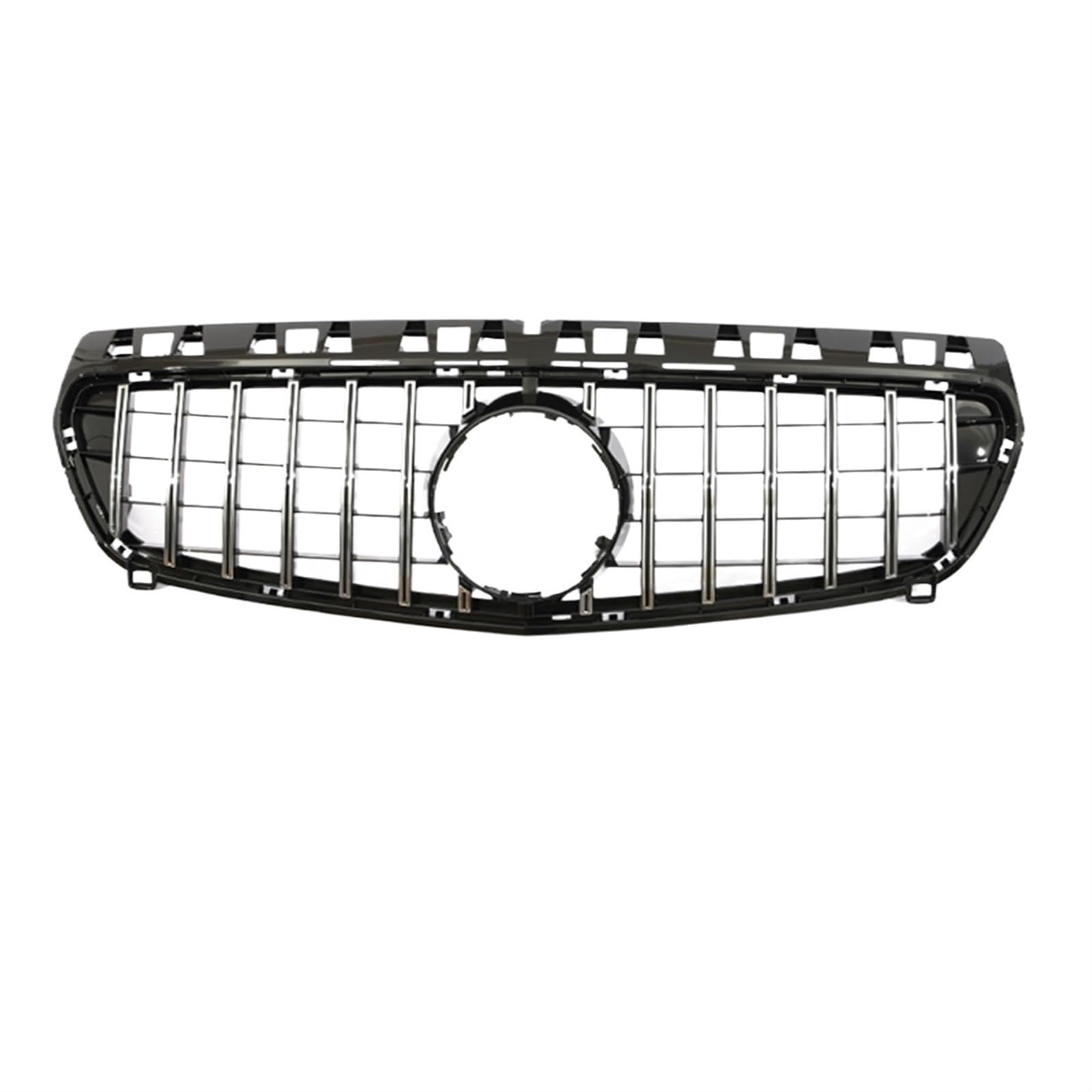 Grill Front Frontstoßstange Schwarz Silber A45 Stil Für AMG Für GT Kühlergrill Für Benz A Klasse W176 A35 A180 A200 A250 A260 2013 2014 2015 2016 2017 2018 Kühlergrill(13-15 GT Chrome) von SIFUSM