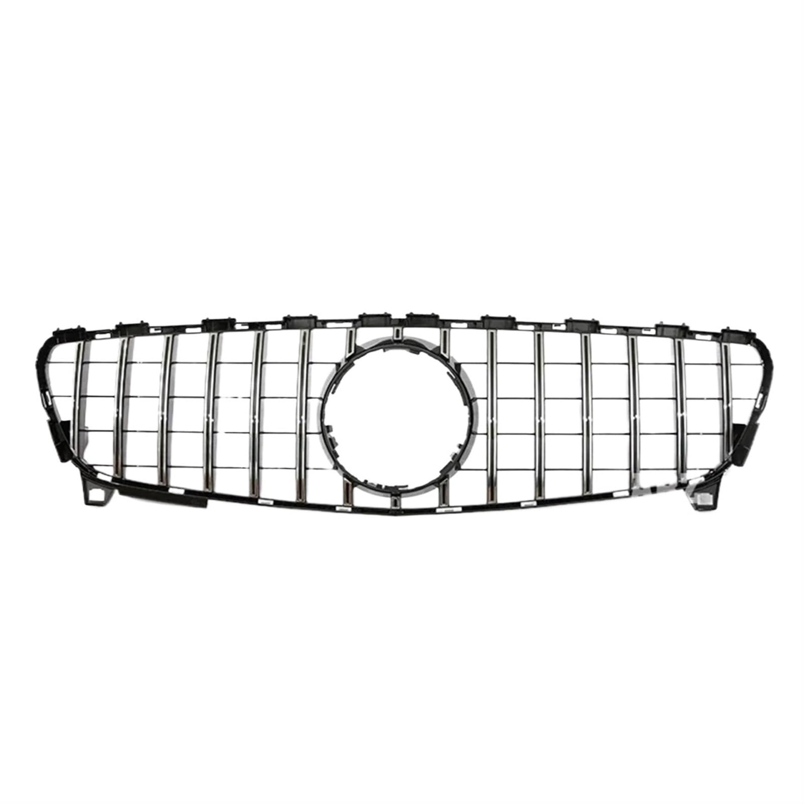 Grill Front Frontstoßstange Schwarz Silber A45 Stil Für AMG Für GT Kühlergrill Für Benz A Klasse W176 A35 A180 A200 A250 A260 2013 2014 2015 2016 2017 2018 Kühlergrill(16-18 GT Sliver) von SIFUSM