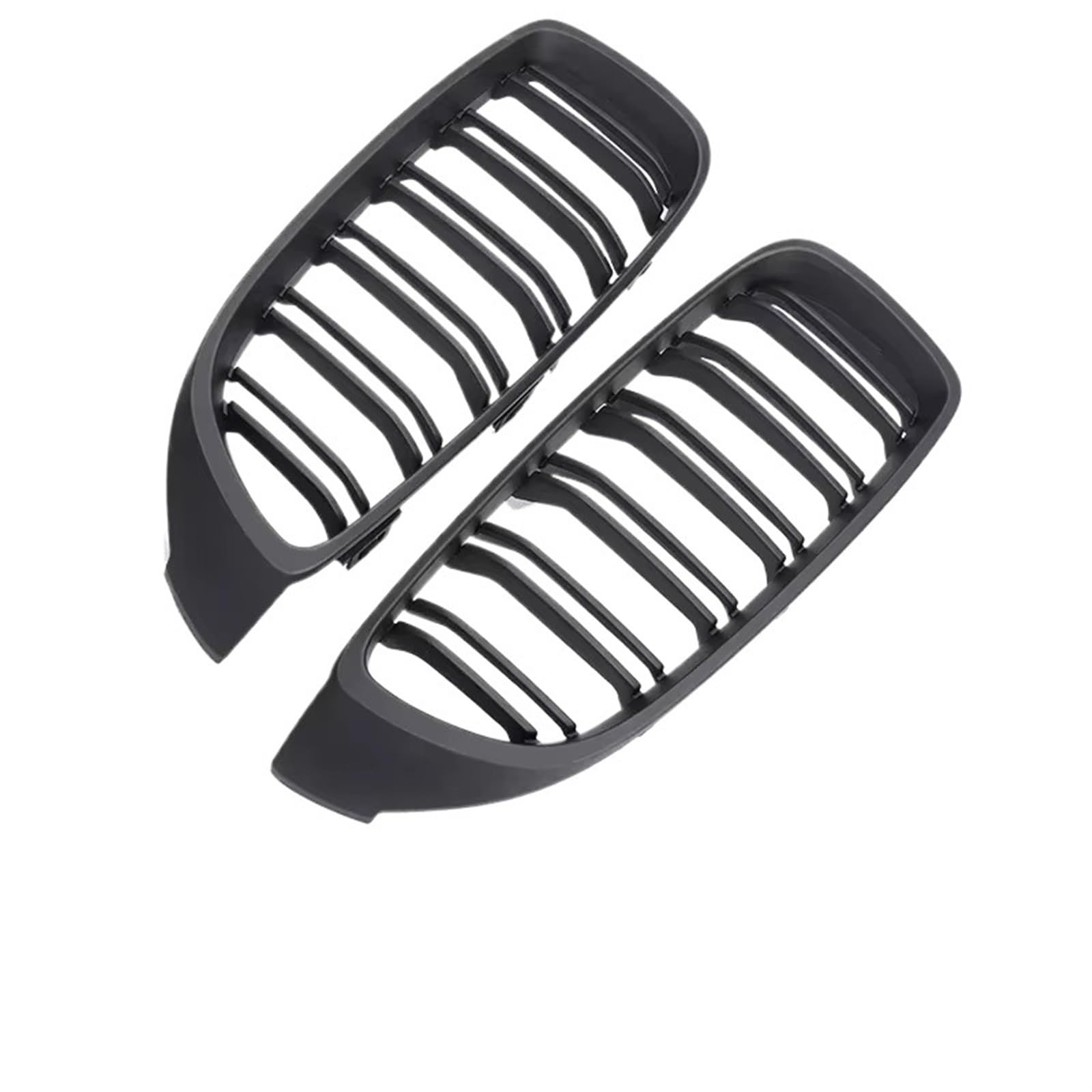 Grill Front Für 4er F32 F33 F36 F80 F82 2013-2020 Frontstoßstange Nierenglanz Schwarz Carbon Racing Grill Refiting Grille Zubehör Kühlergrill(Dual Matte Black) von SIFUSM