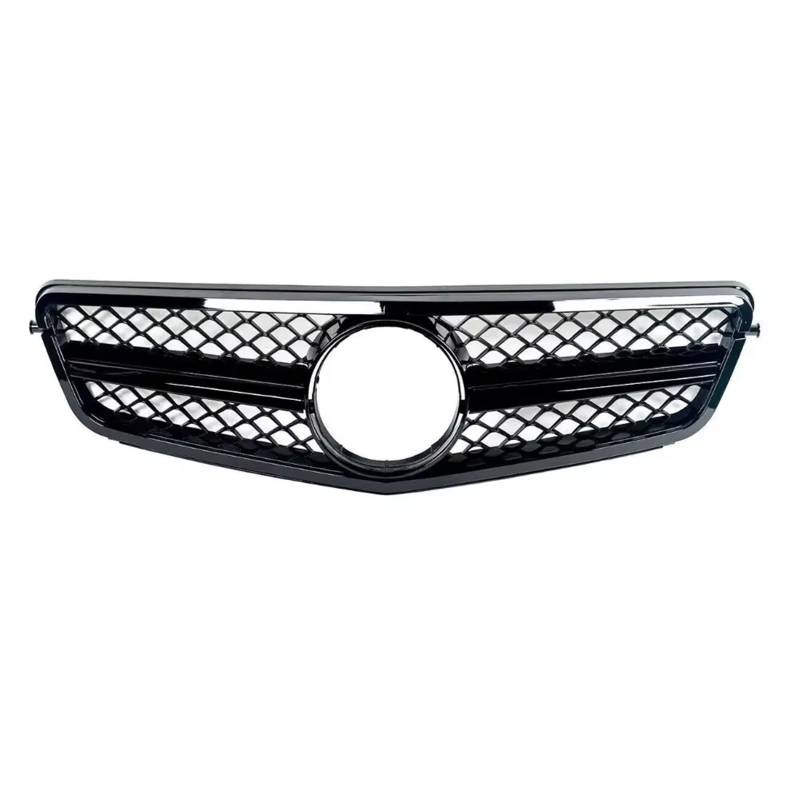 Grill Front Für AMG Style Frontkühlergrill Für Benz C-Klasse C204 W204 S204 2007 2008 2009 2010 2011 2012 2013 2014 2015, Glänzend Schwarz Kühlergrill von SIFUSM