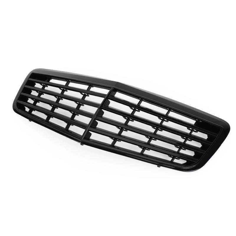Grill Front Für Benz W211 E350 500 2007 2008 2009 Glänzend Schwarzer Frontstoßstangengrill Kühlergrill von SIFUSM