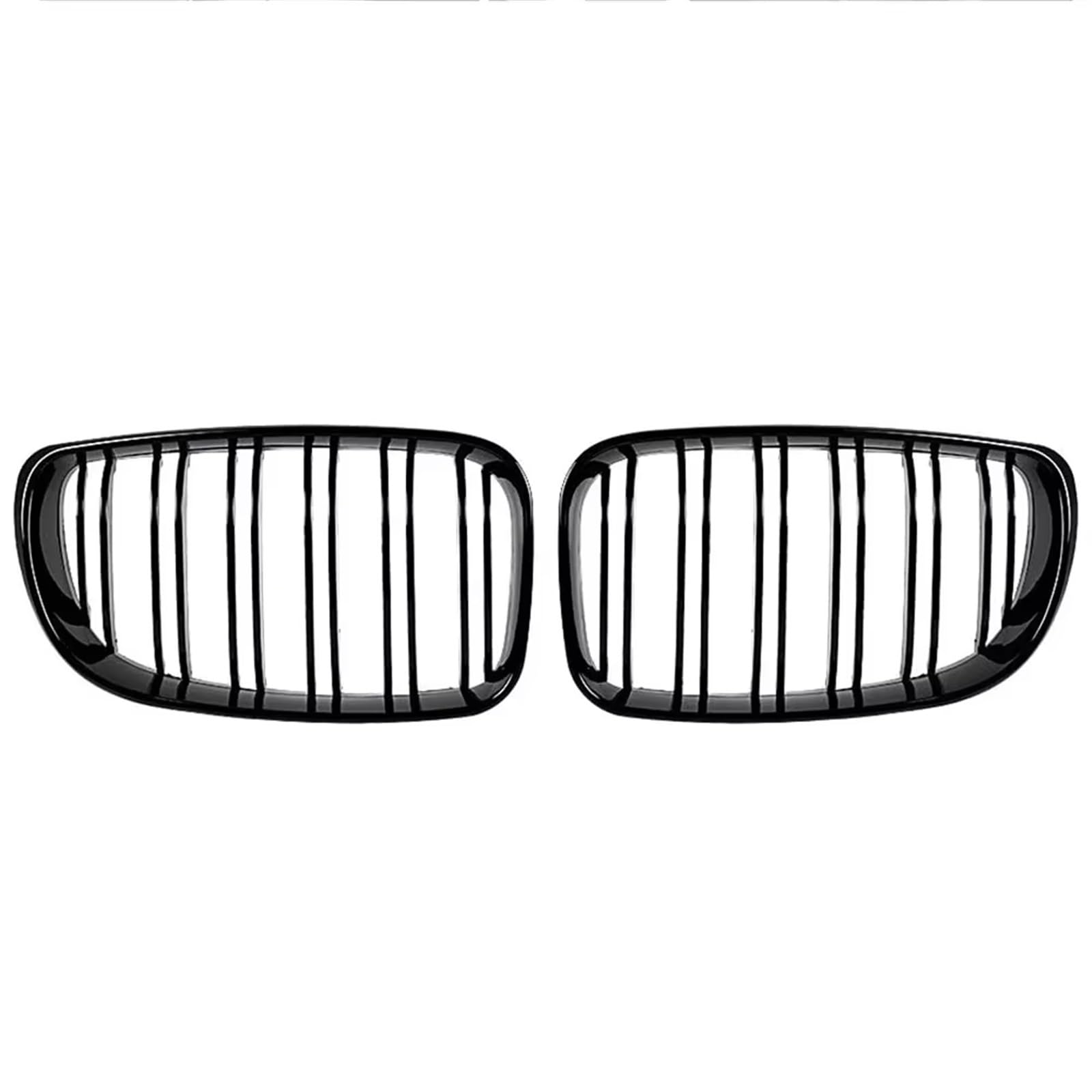 Grill Front Für E81 E87 E82 E88 128I 130I 135I 2008 2009 2010 2011 Carbon Fiber Racing Grill Auto Front Gitter Stoßstange Haube Niere Grille ABS Grills Kühlergrill(Glossy Black) von SIFUSM