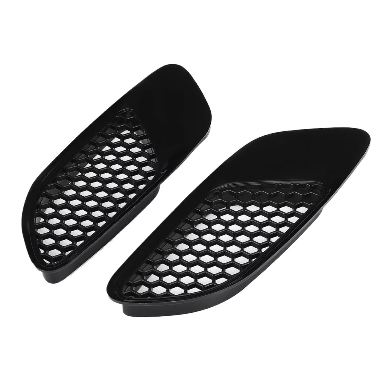 Grill Front Für E90 E91 E92 E93 M3 Lufteinlassabdeckung Schwarz/Carbonfaser Motorhauben-Entlüftungsschlitze Lufthutze Motorhauben-Entlüftungsabdeckung Kühlergrill(Glossy Black) von SIFUSM