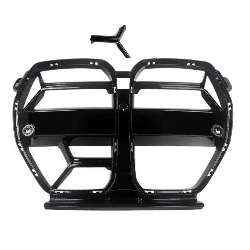 Grill Front Für G80 G81 M3 G82 G83 M4 2021 2022 2023 2024 Auto Vorderen Stoßfänger Gitter Carbon Faser Stil Glänzend Schwarz Haube Grill Acc Kühlergrill(Glossy Black) von SIFUSM