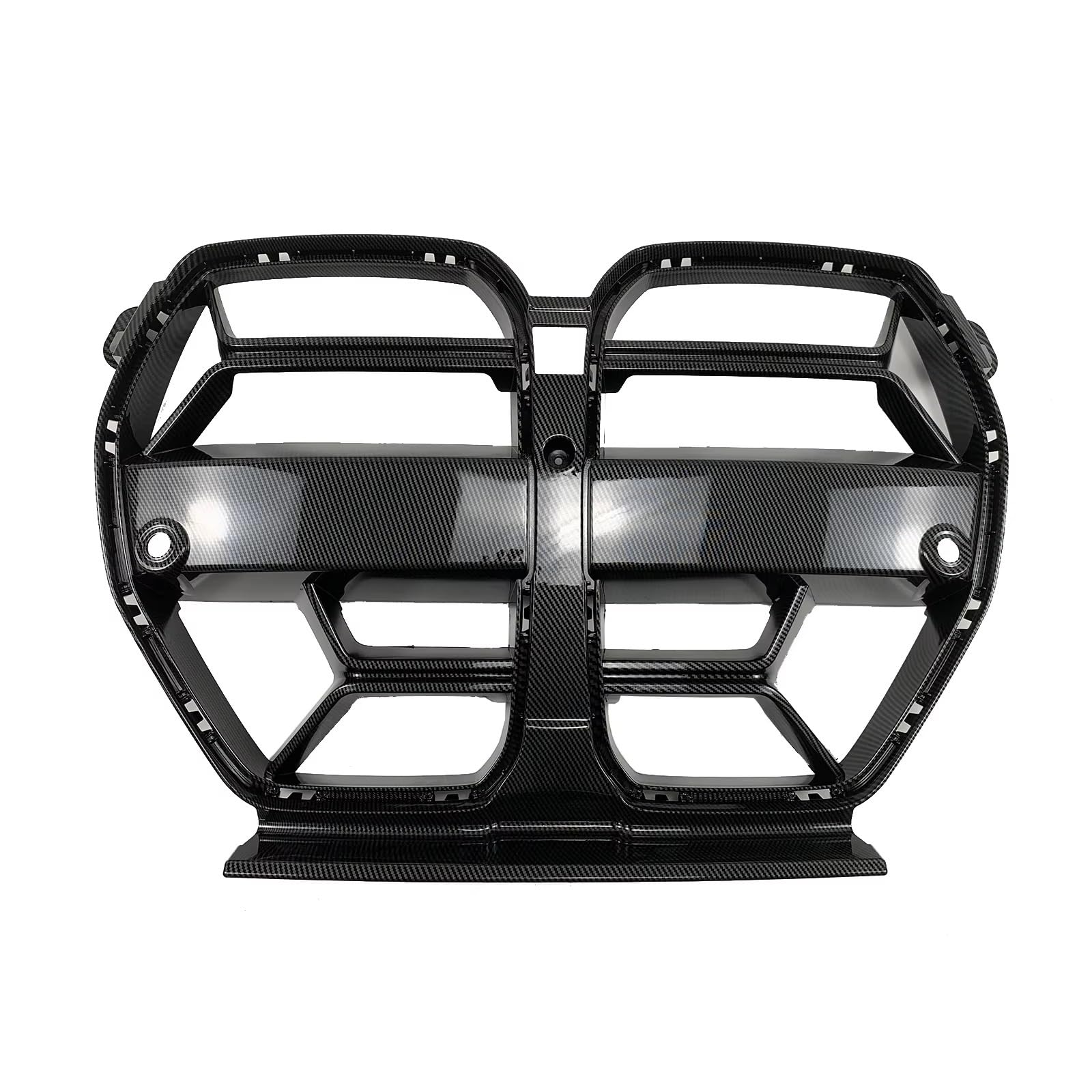 Grill Front Für G80 G81 M3 G82 G83 M4 2021 2022 2023 2024 Auto Vorderen Stoßfänger Gitter Carbon Faser Stil Glänzend Schwarz Haube Grill Acc Kühlergrill(Kohlefaser-Stil) von SIFUSM