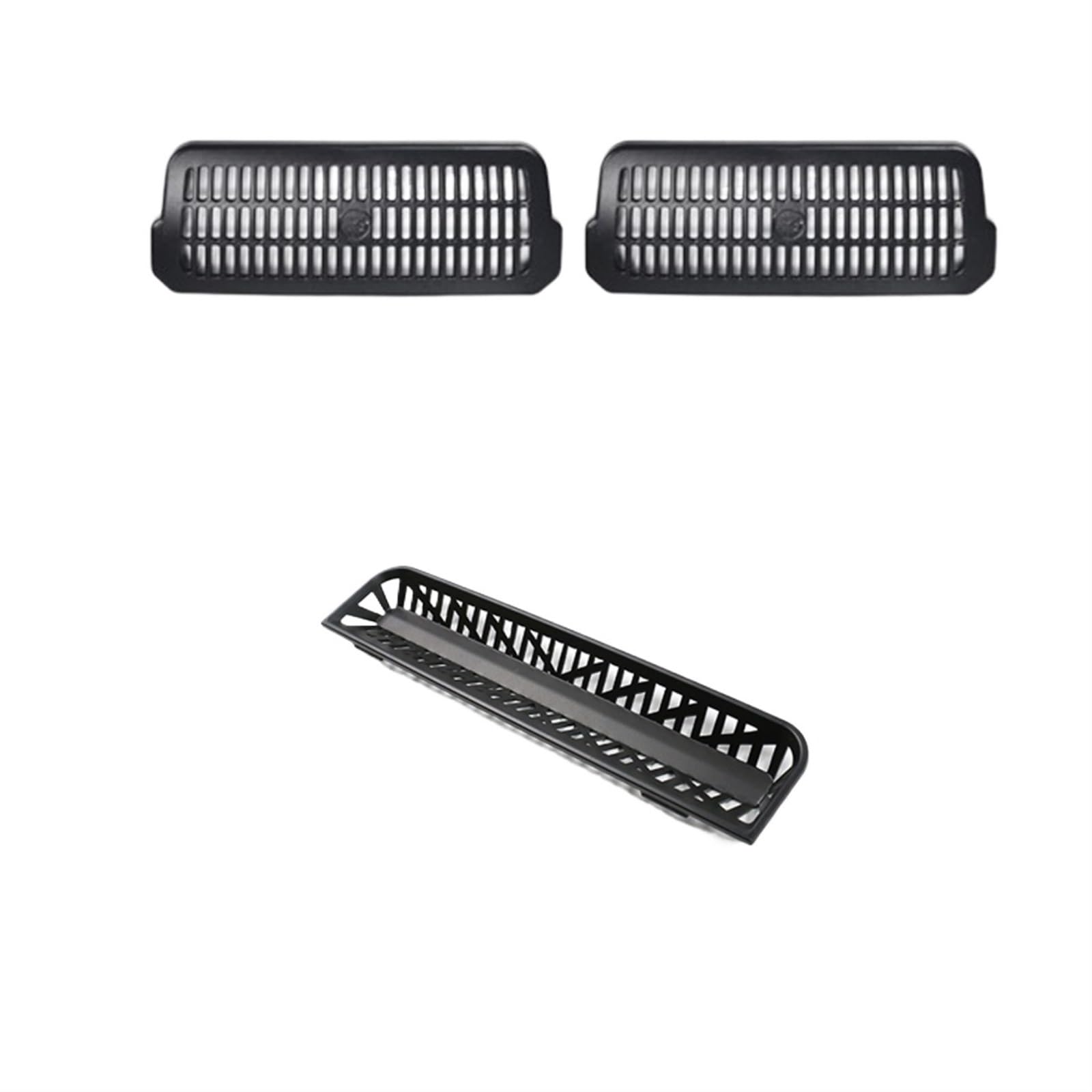 Grill Front Für Tesla Für Modell 3 Für Highland 2024 Front Stoßstange Grill Mesh Lufteinlass Vent Abdeckung Grille Guards Schutz Net Zubehör Kühlergrill(3 Piece Set) von SIFUSM