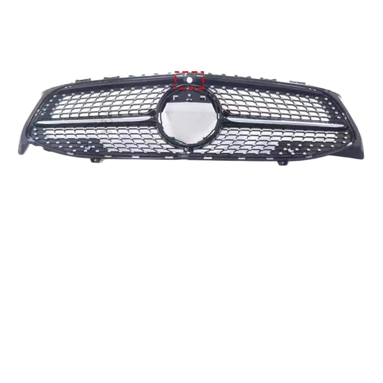 Grill Front GT Diamond Frontstoßstangengrill Grill Facelift Für Benz C118 W118 Für CLA 2019 2020 2021 2022 180 200 250 260 220 Tuning-Zubehör Kühlergrill(Black with Cam) von SIFUSM