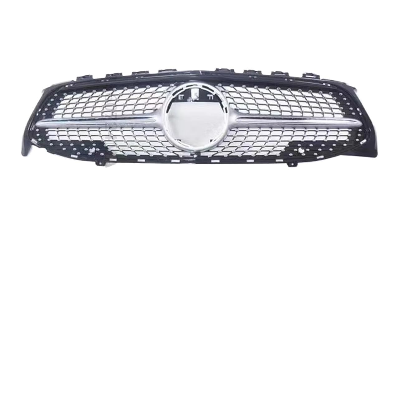 Grill Front GT Diamond Frontstoßstangengrill Grill Facelift Für Benz C118 W118 Für CLA 2019 2020 2021 2022 180 200 250 260 220 Tuning-Zubehör Kühlergrill(Diamond Silvery) von SIFUSM