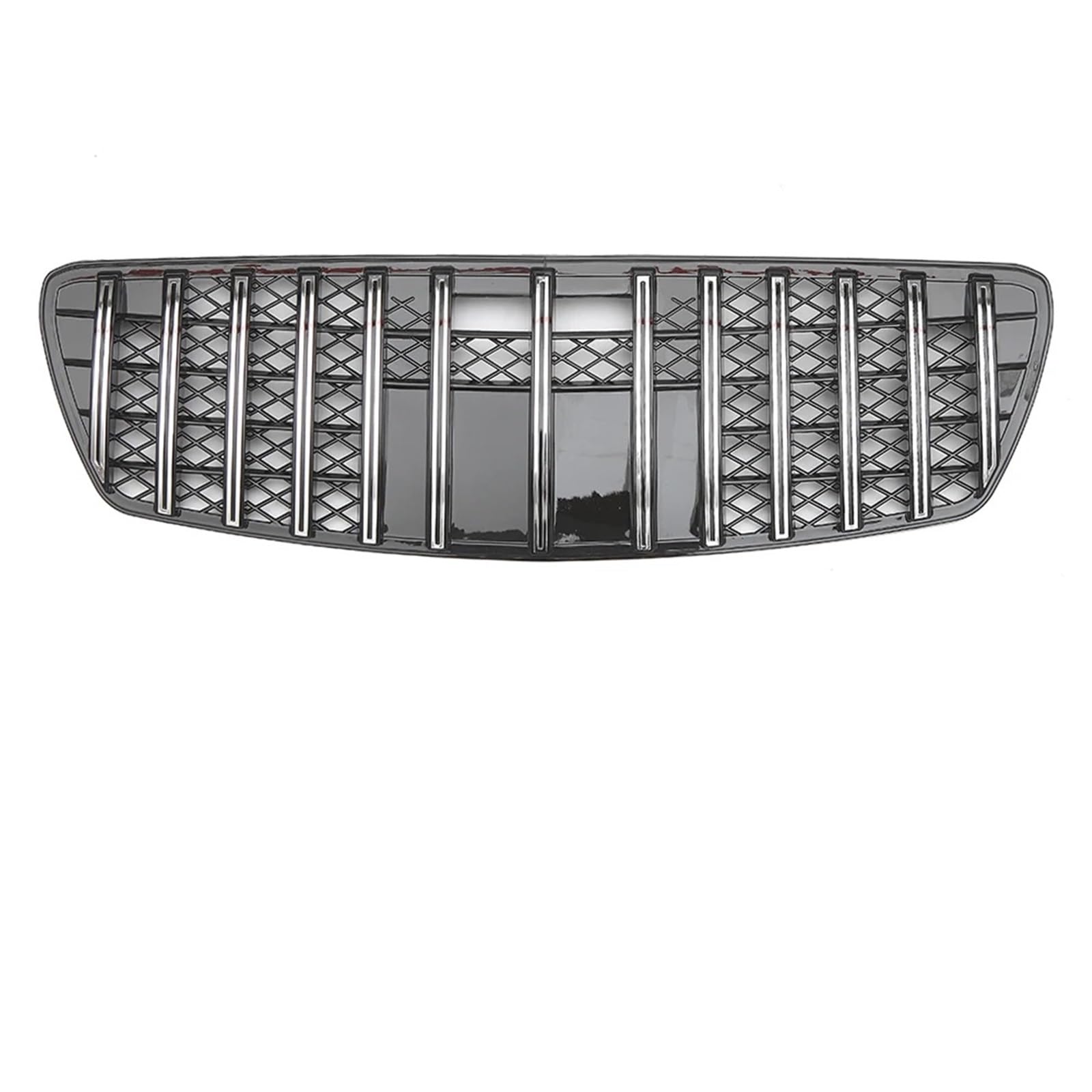 Grill Front Glänzendes Schwarz Für AMG Style Front Racing Grille Für Benz EKlasse W211 E320 E350 E500 E63 2003–2009 Für GTR Style Bumper Grilles Kühlergrill(G-Silver 03-06) von SIFUSM