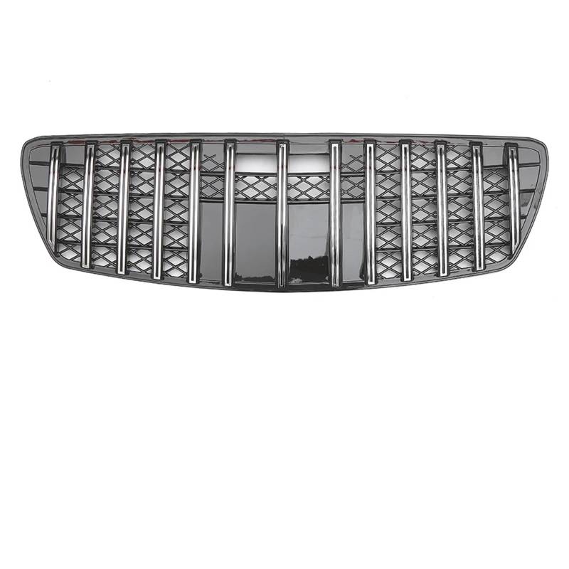 Grill Front Glänzendes Schwarz Für AMG Style Front Racing Grille Für Benz EKlasse W211 E320 E350 E500 E63 2003–2009 Für GTR Style Bumper Grilles Kühlergrill(G-Silver 03-06) von SIFUSM