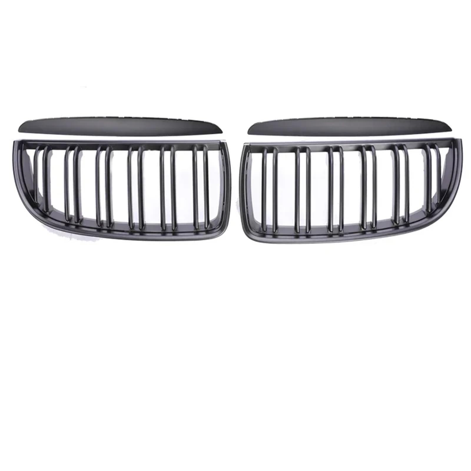 Grill Front Kohlefaser-Frontstoßstange Freundlicherweise Facelift-Gitterabdeckung Umrüstung Schwarzen Racing-Grills Für 3er E90 E91 2005 2006 2007 2008 2009-2012 Kühlergrill(Matte Black 05-08) von SIFUSM
