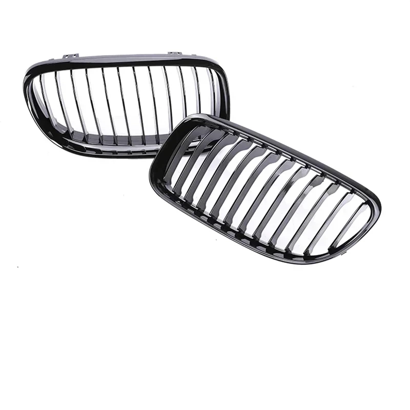 Grill Front Kohlefaser-Frontstoßstange Freundlicherweise Facelift-Gitterabdeckung Umrüstung Schwarzen Racing-Grills Für 3er E90 E91 2005 2006 2007 2008 2009-2012 Kühlergrill(Single Black 09-12) von SIFUSM