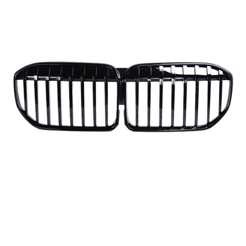 Grill Front Kühler Einzellamellengrill Glänzend Schwarz Frontstoßstange Nierengitterabdeckung Auto-Styling Für 7er G11 G12 2020 2021 2022 2023 Kühlergrill(Dual Matte Black) von SIFUSM