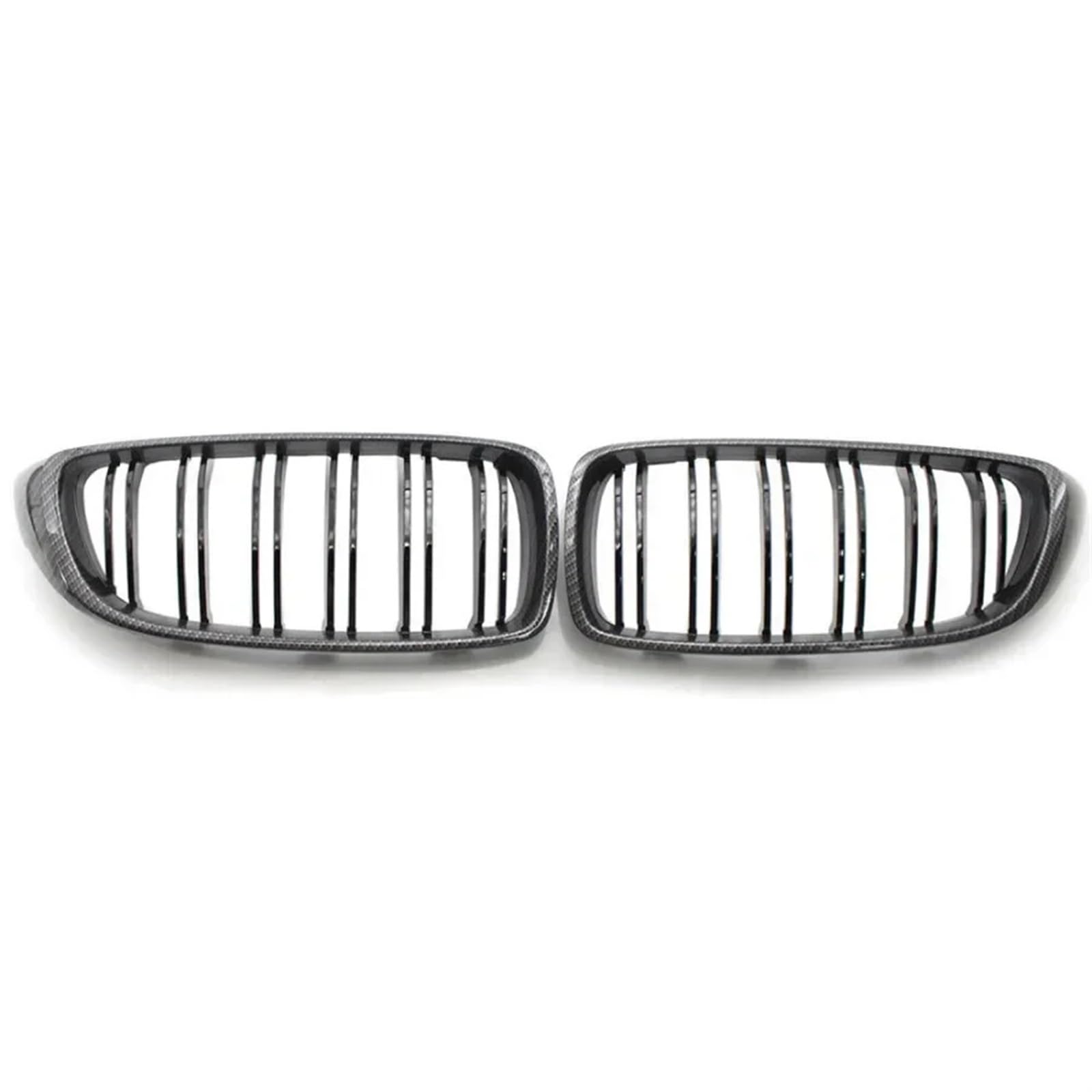 Grill Front M4 Frontschürze Niere Facelift Grill Für 4 Serie F32 F33 F36 F80 F82 420i 428i 430i 2013-2019 Carbon Grille Zubehör Kühlergrill(Carbon Look) von SIFUSM