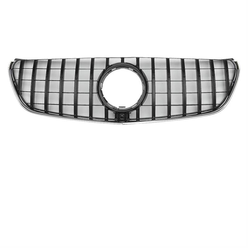 Grill Front Obere Gitter Im Chrom-Schwarz-Diamanten-Stil Für Benz V W447 V250 V260 2016 2017 2018 2019 2020. Glänzendes Schwarz Für GTR-Stil Stoßstangengrill Kühlergrill(A-Glossy Black) von SIFUSM