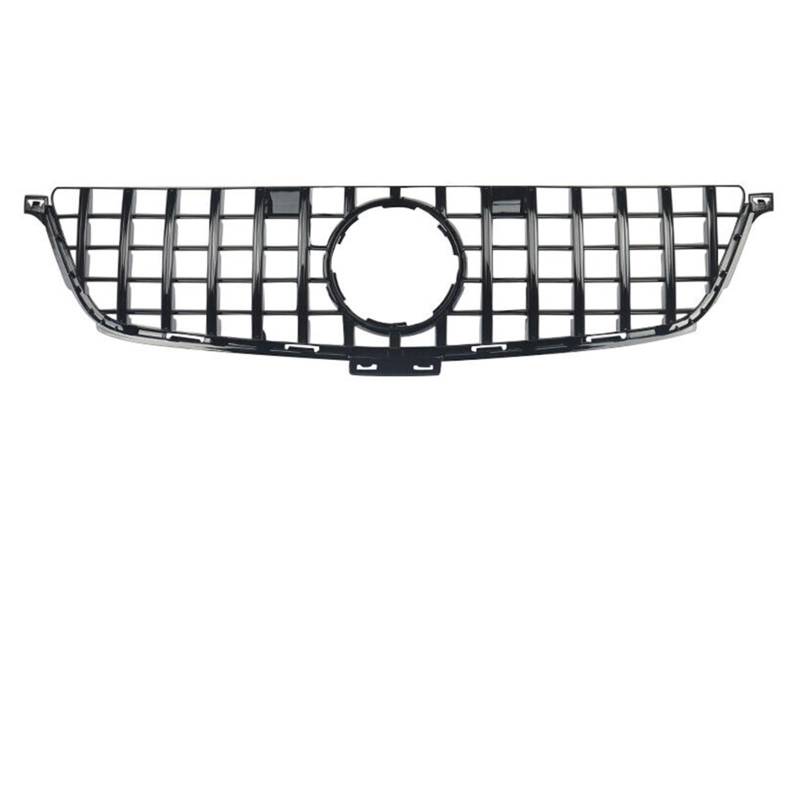 Grill Front Vordere Renngitter Im Chrom-Silber-Diamanten-Stil. Vordere Renngitter Für Benz ML-Klasse W166 2012 2013 2014 2015 ML350 ML550 Kühlergrill(GT-Chrome Black) von SIFUSM