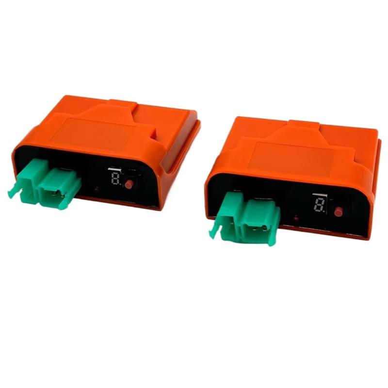 Motorrad Zündungen 1/2 Stück DC 6 Pins Einstellbar 9 Zündkurven Racing Cdi Digital Für 170Z 250Z FT180-200-250CC RT200-250 DM250 CG200 EX200 Motor Zündspule(2Piece DC CDI) von SIFUSM