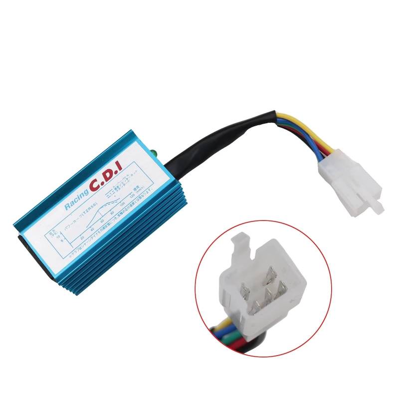 Motorrad Zündungen 5/6-polige Zündspule Für GY6 50 Cc 70 Cc 90 Cc 110 Cc 125 Cc 150 Cc 139QMB 152QMI 157QMJ Mit Racing-CDI-Box Motor Zündspule(5 pin Set) von SIFUSM