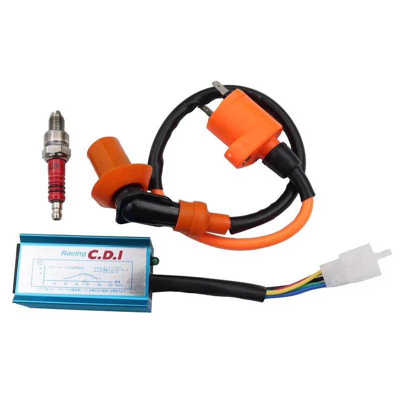 Motorrad Zündungen 5/6-polige Zündspule Mit Racing-CDI-Box Für GY6 50ccm 70ccm 90ccm 110ccm 125ccm 150ccm 139QMB 152QMI 157QMJ Motor Zündspule(5 pin Set) von SIFUSM