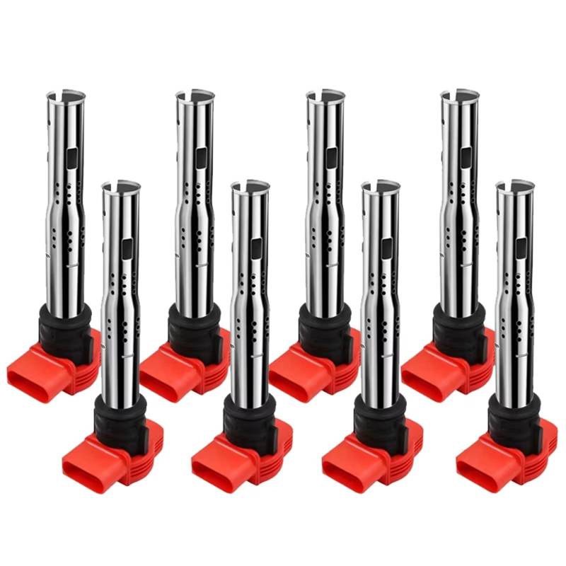 Motorrad Zündungen Zündspule 06E905115E 06E905115 07K905715F Für A1 A3 A4 A6 A5 A8 A7 TT Q3 Q5 R8 RS5 RS6 RS4 2003-2012 2013 2014 2015 2016 Motor Zündspule(8 Piece) von SIFUSM